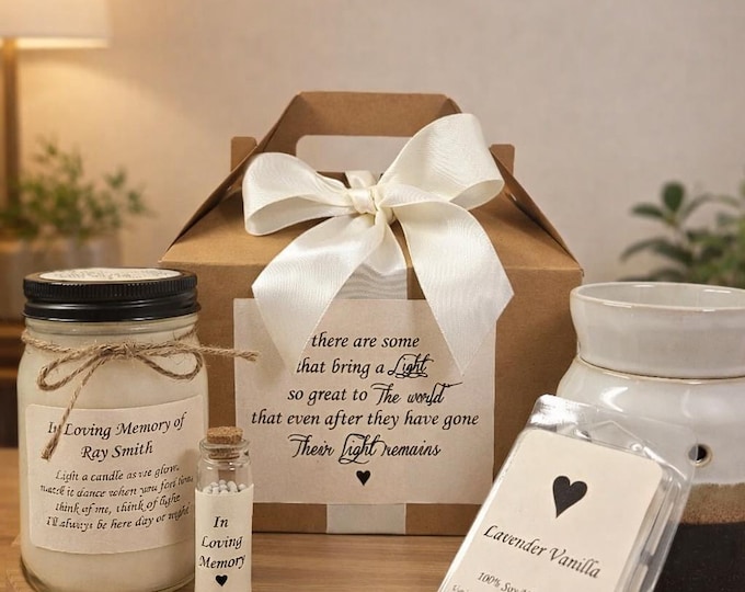 Sympathy Gift Candle: In Loving Memory, Bereavement Gift