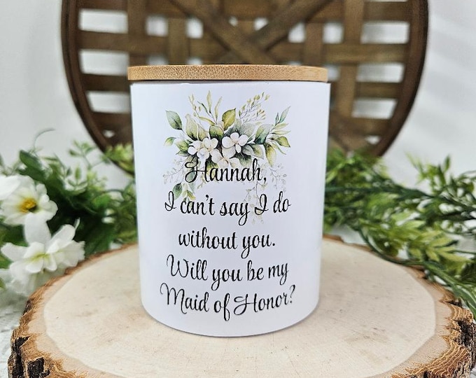 Maid of Honor gift | Maid of Honor proposal gift | Invitation gift| Bridal party gift| Wedding party gift
