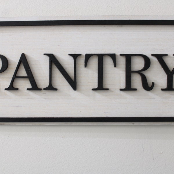 Wood Pantry Sign | Door Sign | Pantry | Home Decor | Kitchen sign |