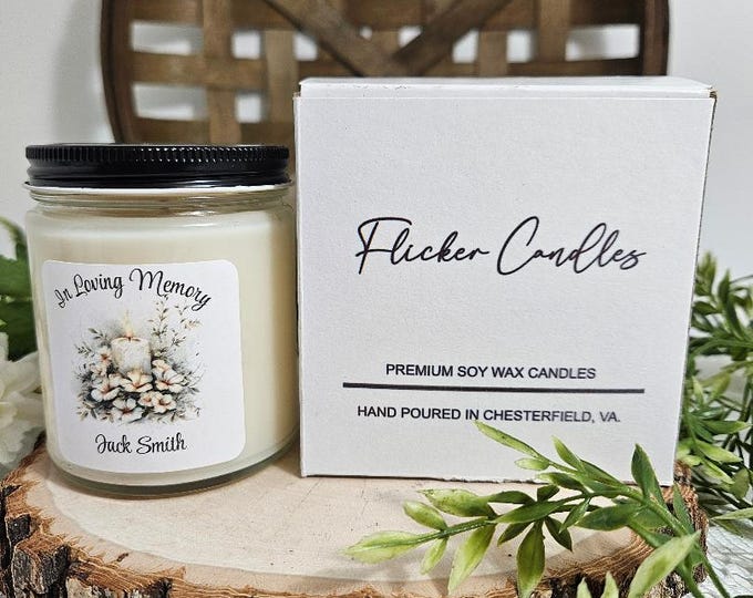 Sympathy Candle Gift | Sympathy Gift | Memorial Candle | Condolence Gift | Bereavement Gift | 9 oz Scented Candle