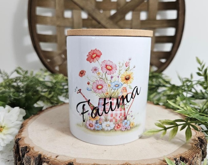 Personalized Name Candle | Birthday Gift | Friend Gift | Co-worker Gift | 11 oz. Scented Candle | Sublimated | Gift for Her | Friend Gift