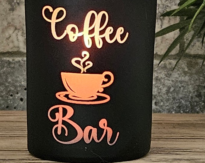 Coffee bar candle