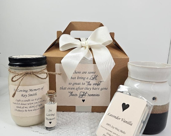 Sympathy Gift Candle: In Loving Memory, Bereavement Gift