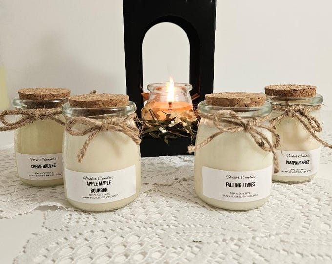 Milk Jar Soy Candle | 7 oz Home Decor Candle