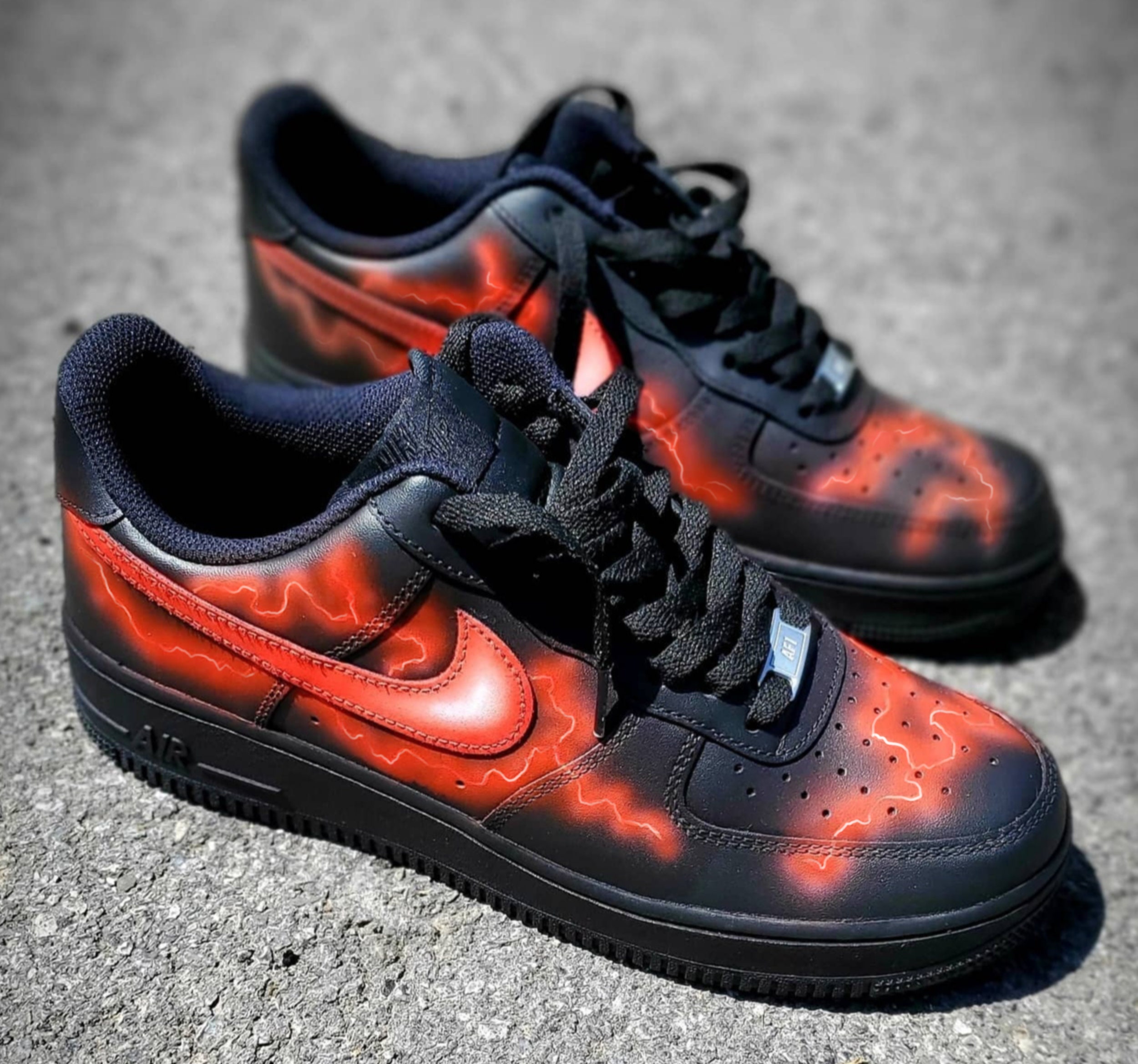 custom air force 1 neon