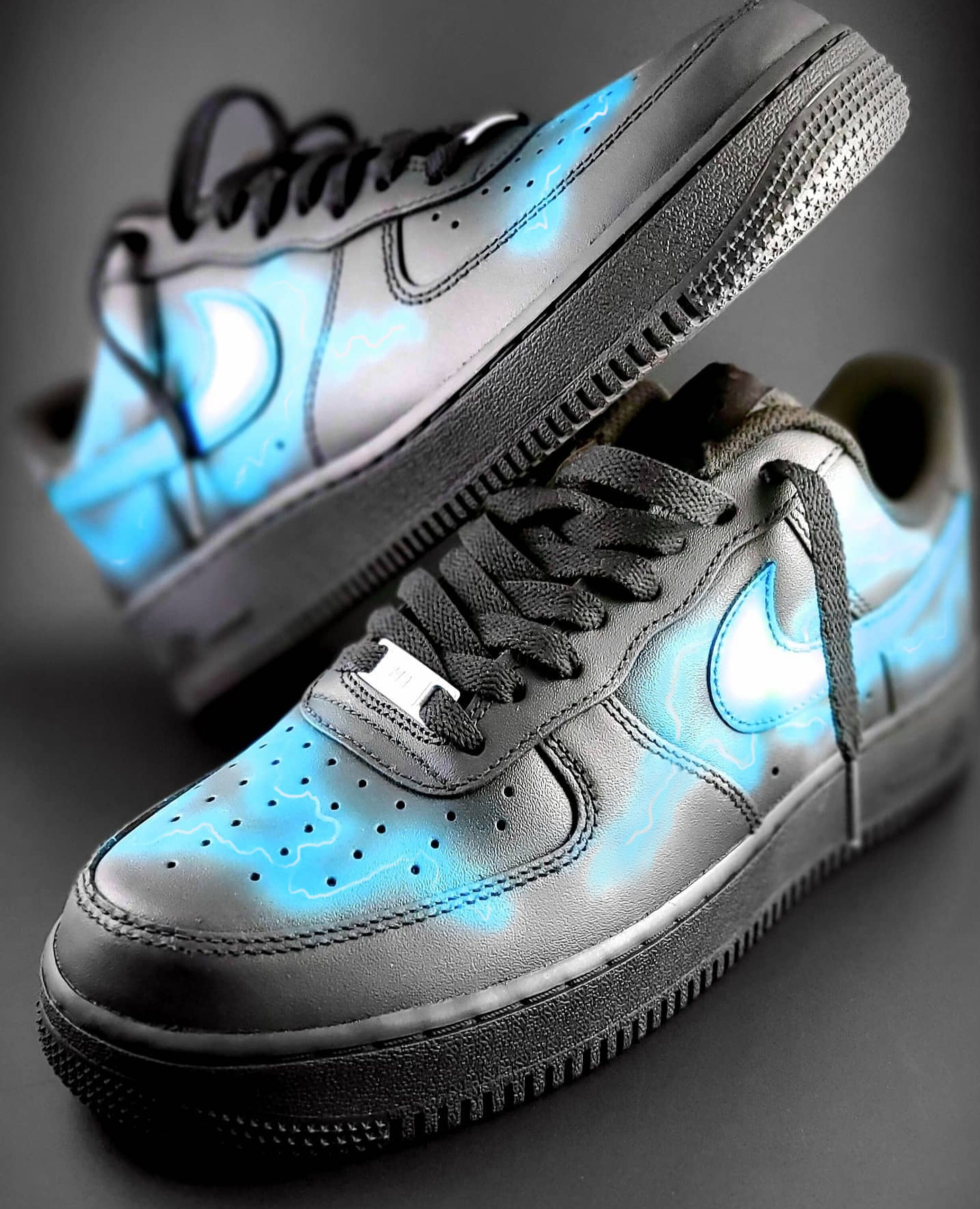 custom air force 1 neon