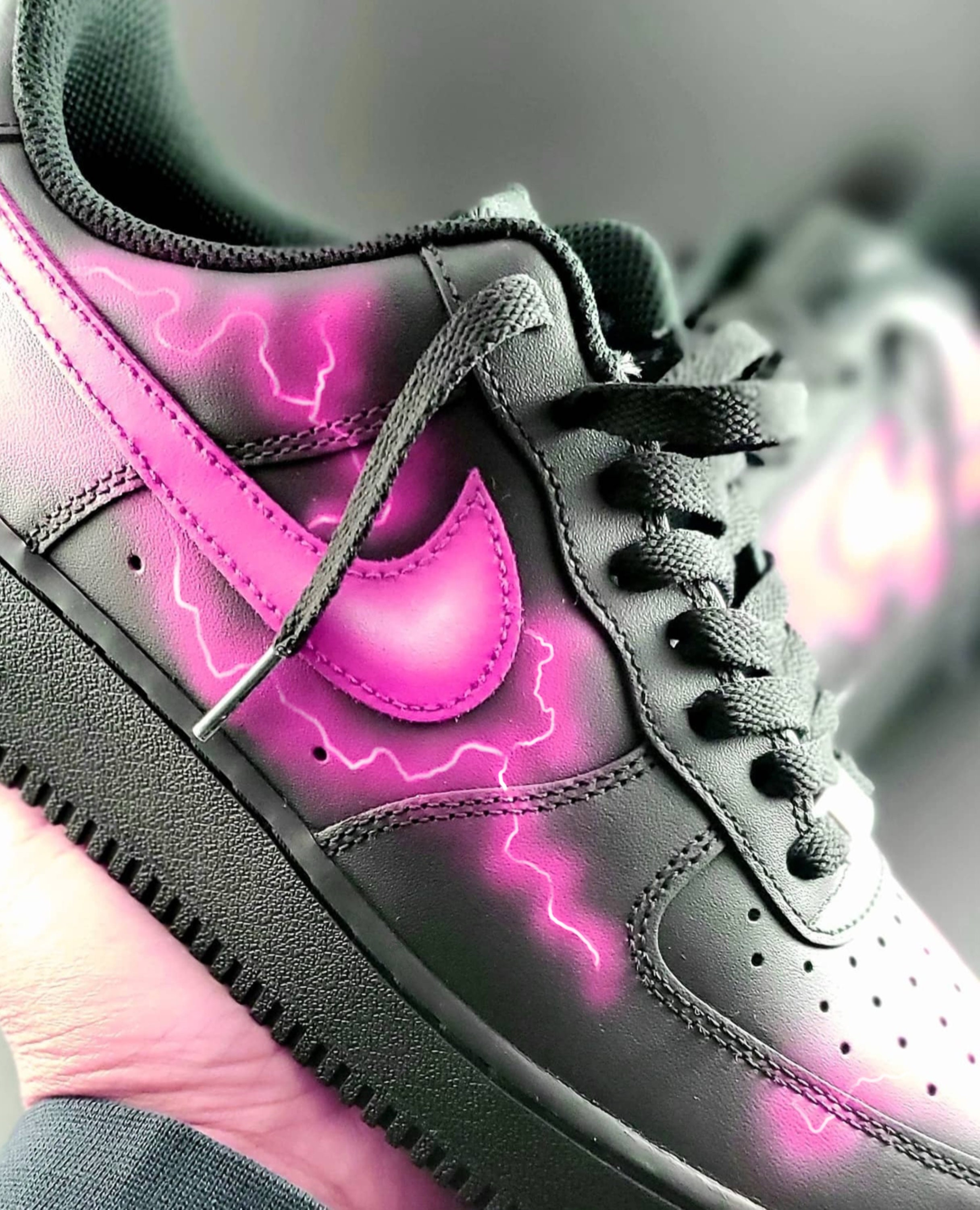 custom air force 1 neon