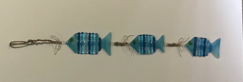 Spiny\u201d Fish in Turquoise and Greens Sun Catcher or Wall art.