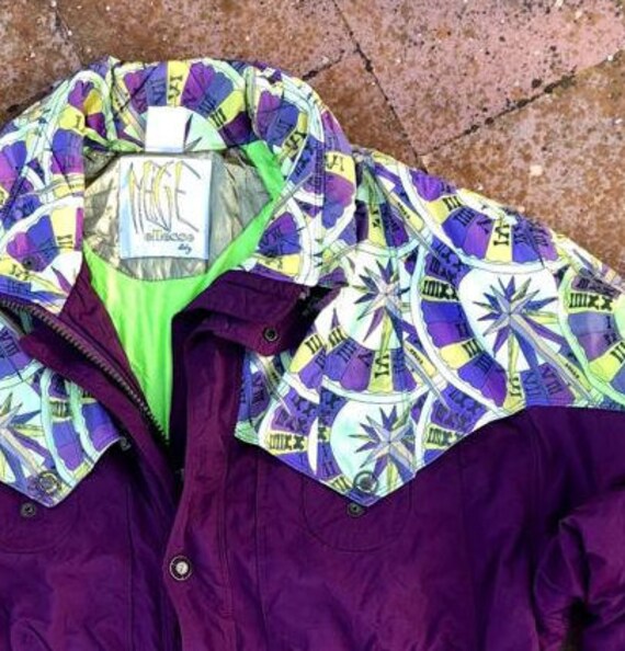 M Vintage Ellesse Jacket Purple Unique 
