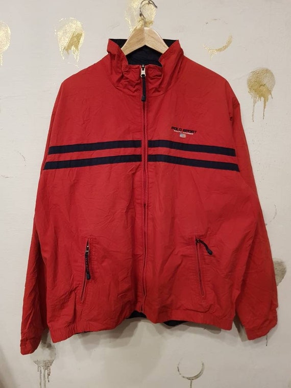XL Vintage Ralph Lauren jacket reversible red and… - image 1