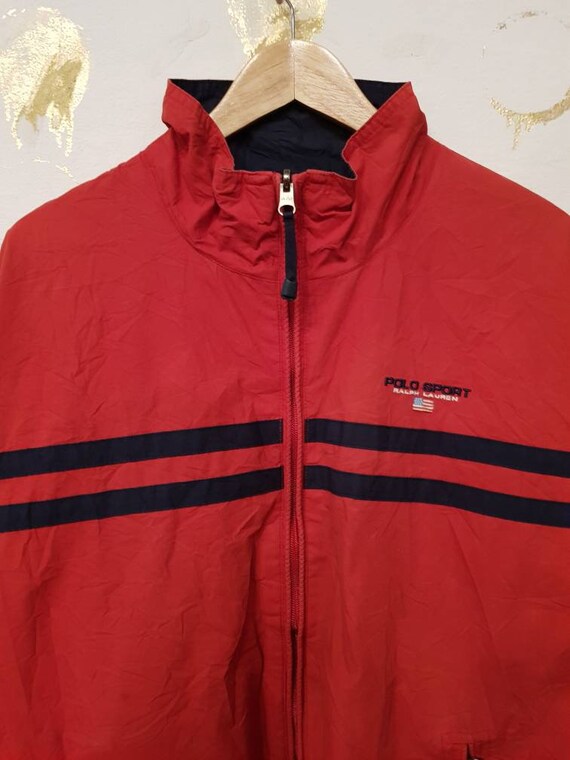 XL Vintage Ralph Lauren jacket reversible red and… - image 3