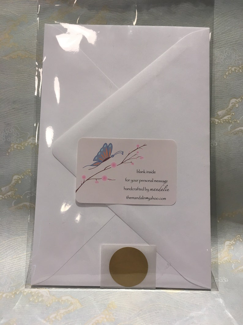 Lady in qipao card