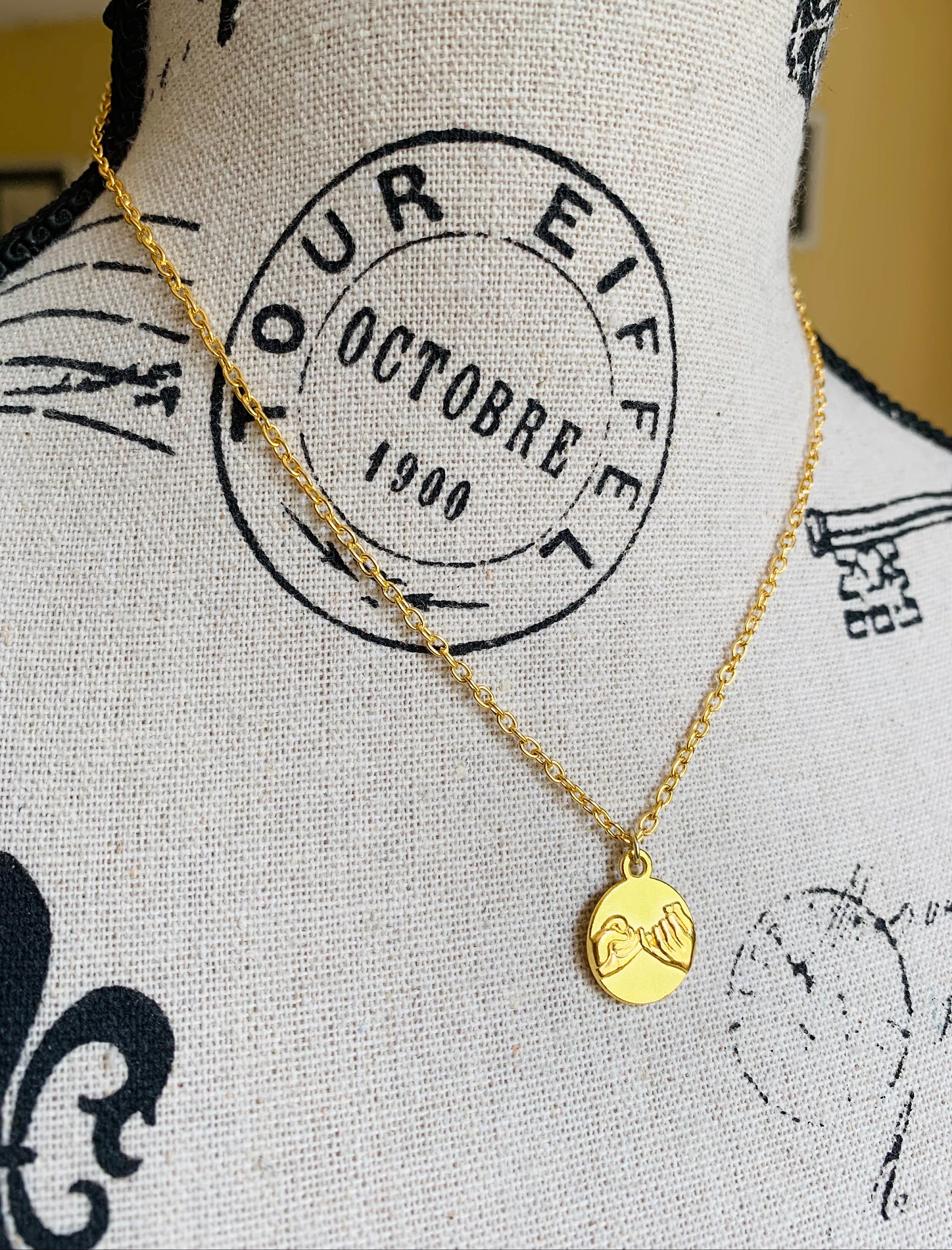 Gold friendship necklaceset or individualgold necklace Etsy