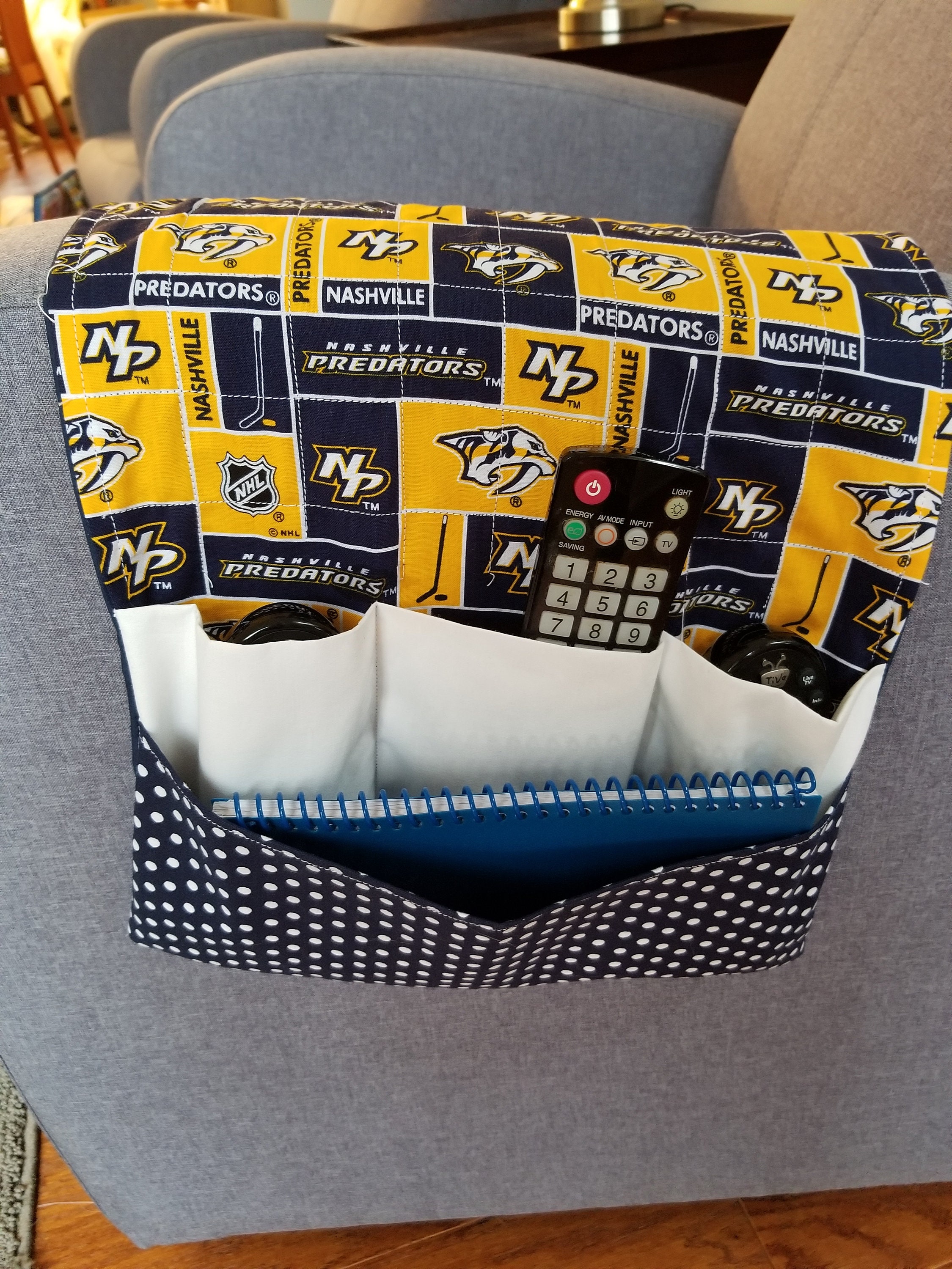 Nashville Predators Remote Control Holder For Chair