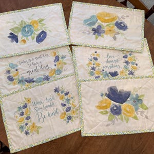 May Flowers Placemat Set of Six