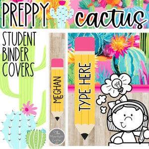 Cute Cactus Classroom Decor BUNDLE | Calm Classroom | Class Theme Easy ...