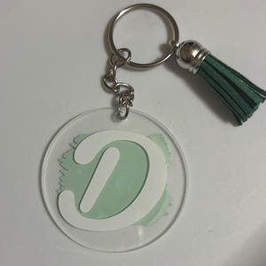 Cute keychains, acrylic keychains, custom keychains, initial keychain