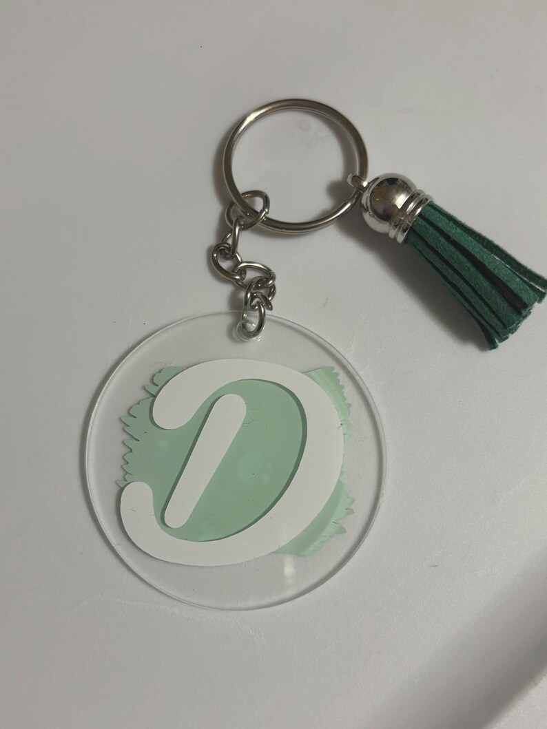 Cute Keychains, Acrylic Keychains, Custom Keychains, Initial Keychain ...