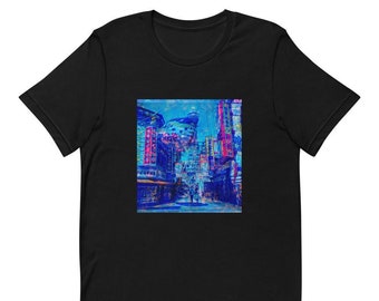 Neo Osaka T-Shirt | Japanese Pop Art | Cyberpunk Anime | Retro Japan Tee