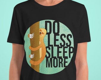 Sleepy Sloth T-Shirt for Youth | Animal Tee | Cute girls gift | Boys Gift | Animal Lovers | Kids T Shirt