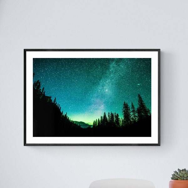 Northern Lights Wall Art Etsy