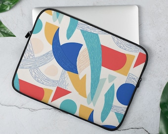 Vibrant Abstract Art Laptop Sleeve | Macbook 13 15 | PC Laptop