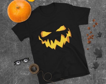 Camiseta de Jack O Lantern: unisex, camiseta de Halloween, camiseta espeluznante, calabaza