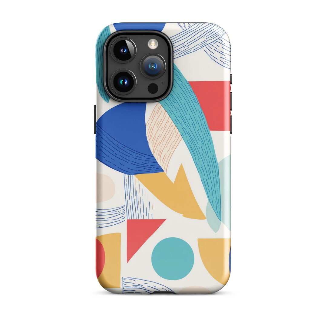 Vibrant Abstract Art Tough iPhone Case | Matisse Inspired - Etsy