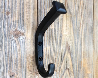 Modern Railroad Spike Hook, Bent Nail Coat Hook or Wall Hook