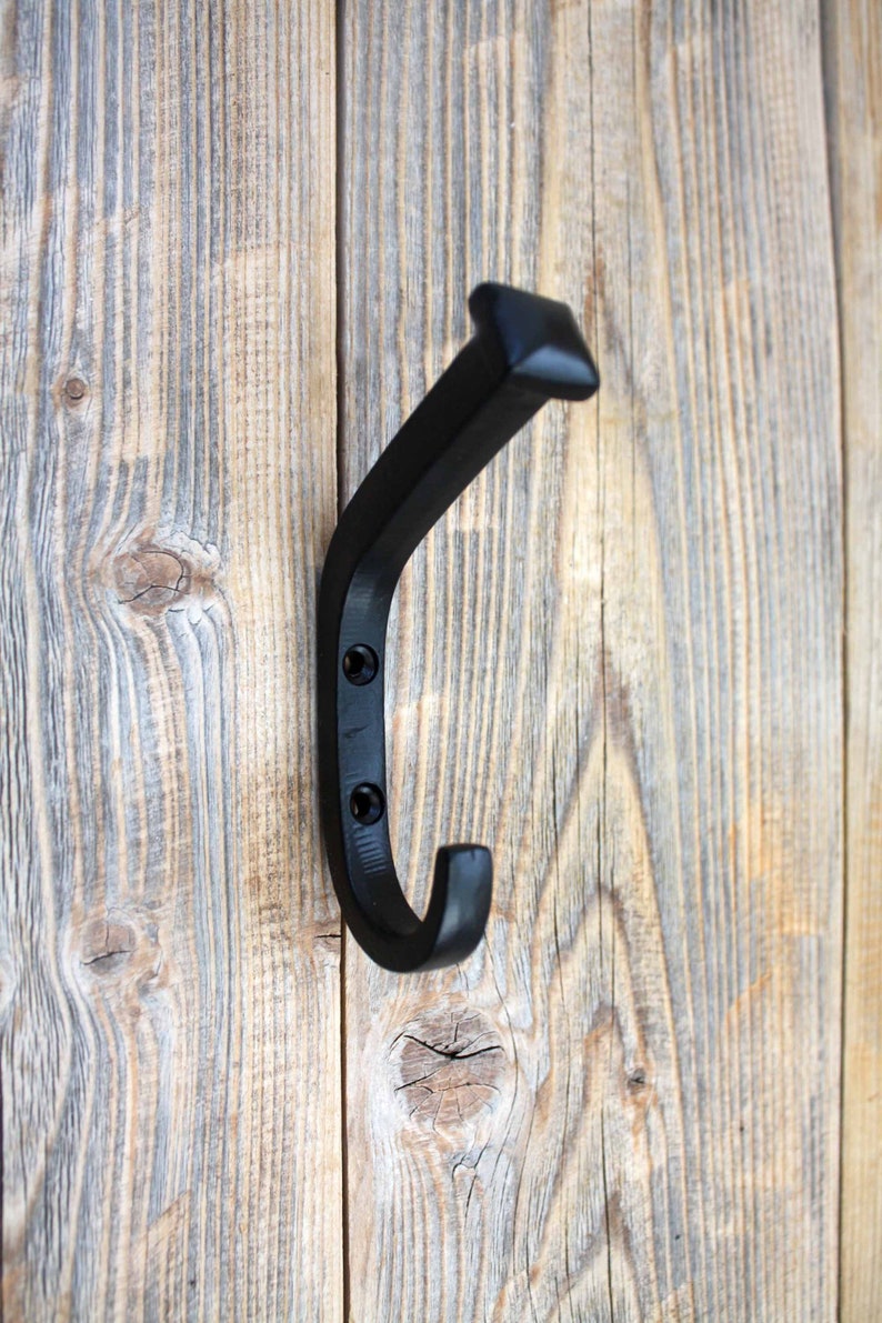 Modern Railroad Spike Hook Bent Nail Coat Hook or Wall Hook Etsy