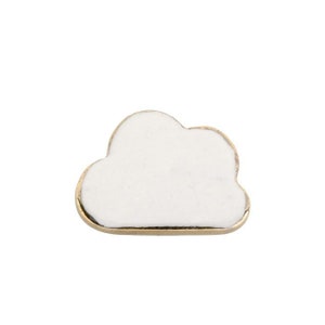 Ceramic Cloud Knob, Nursery Drawer Pulls