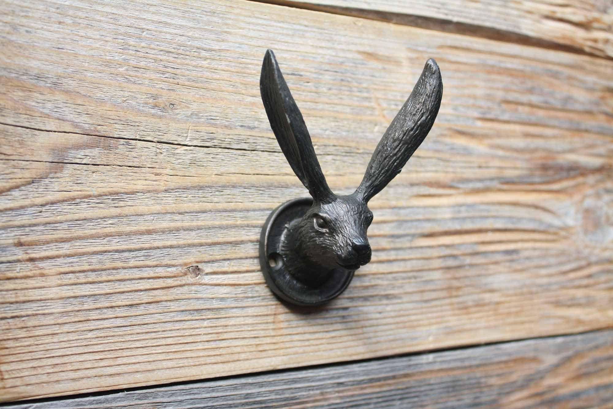 Felt Rabbit Wall Coat Hook Hare Kids Bedroom Woodland Door Hanger