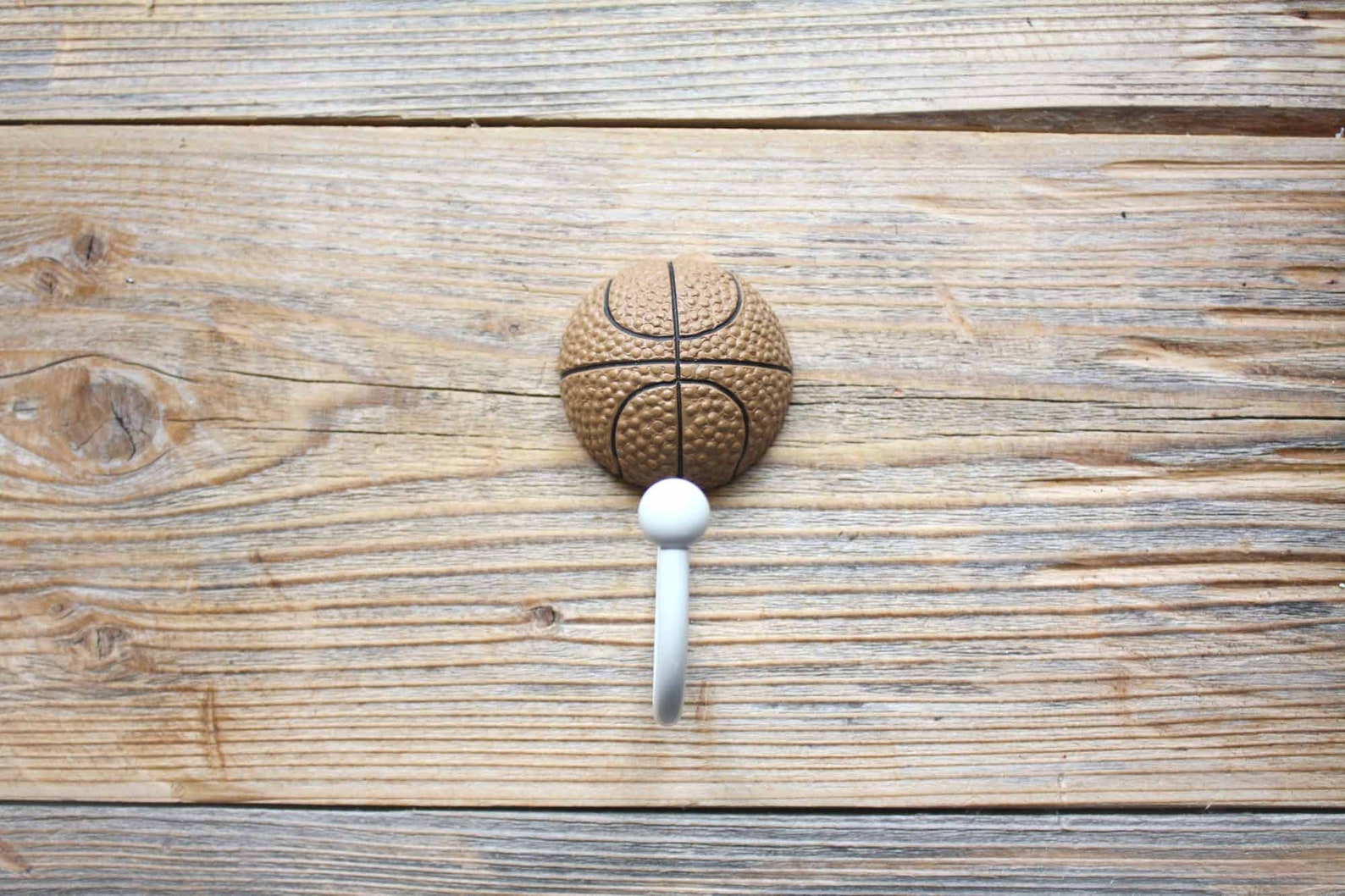 Basketball Coat or Wall Hook Basketball Bedroom Decor Etsy