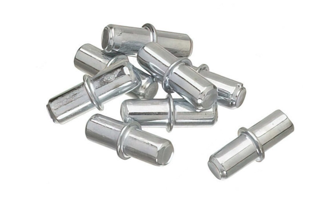 Bulk Shelf Support Pins, Metal Shelf Clips for Bookshelves and