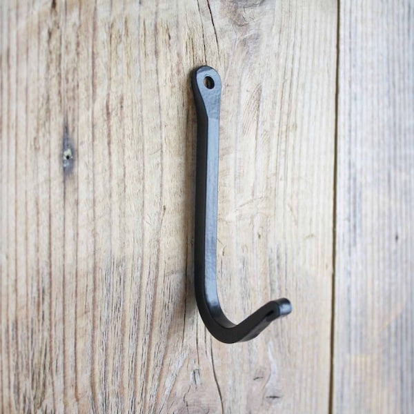 Simple Single Coat or Key Hook - Small Classic Forged Hooks