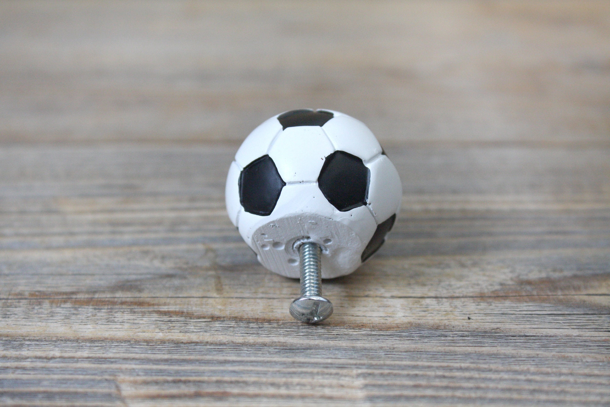 Soccer Ball Drawer Knob Soccer Bedroom Decor Decorative Etsy