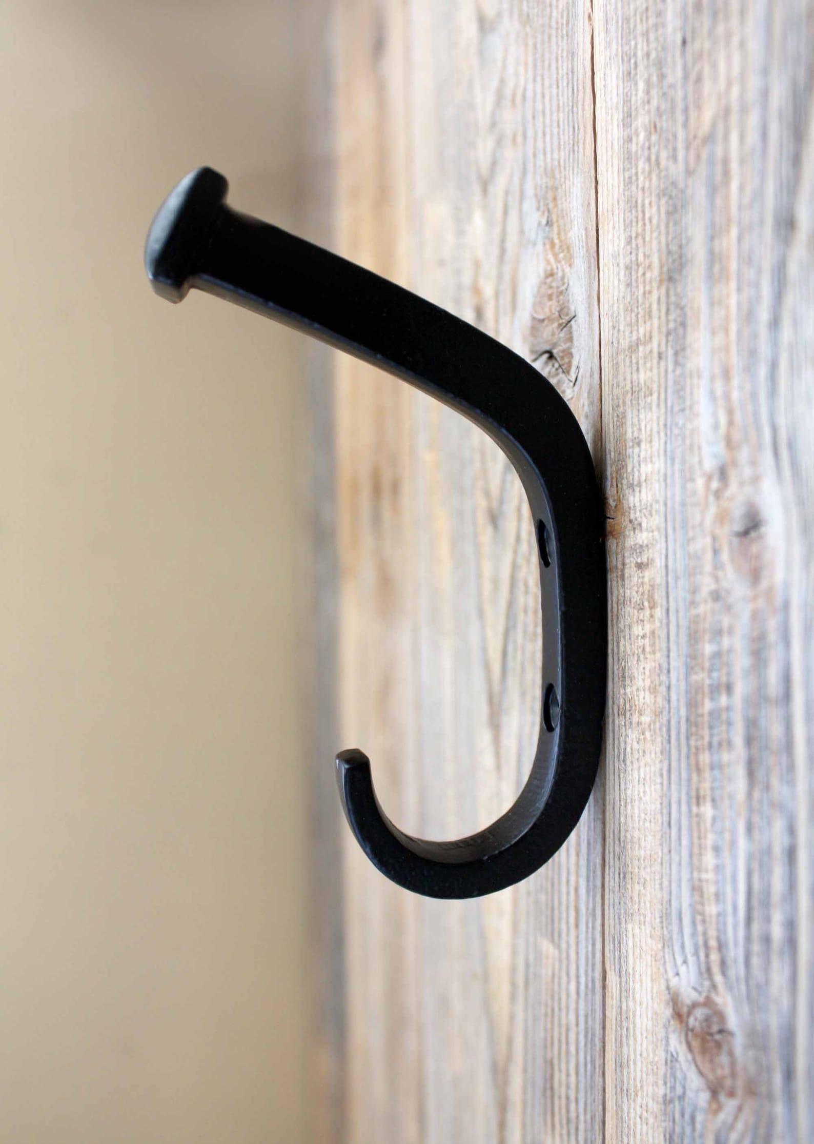 Modern Railroad Spike Hook Bent Nail Coat Hook or Wall Hook Etsy