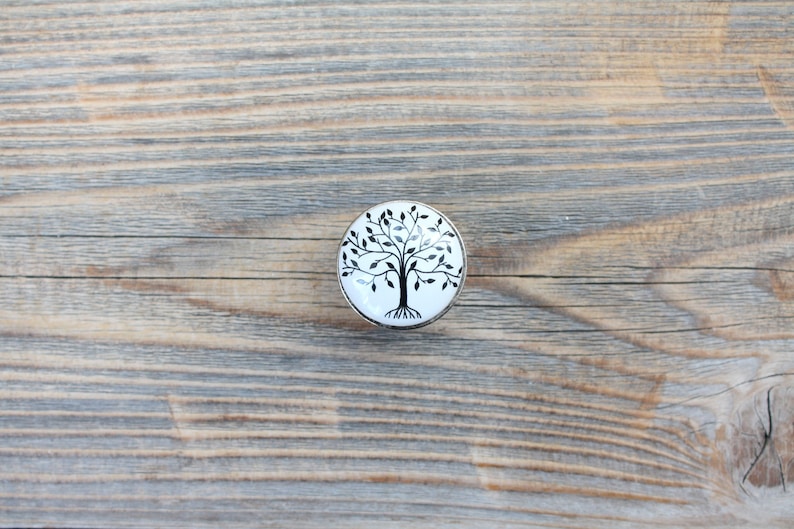 Tree Drawer Knob Tree of Life Dresser Knob Kitchen Etsy