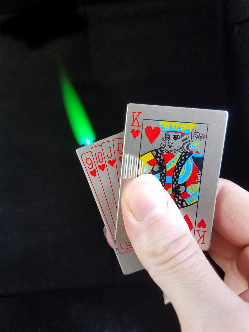 Deck of Playing Cards Shaped Lighter Unique Refillable | Etsy