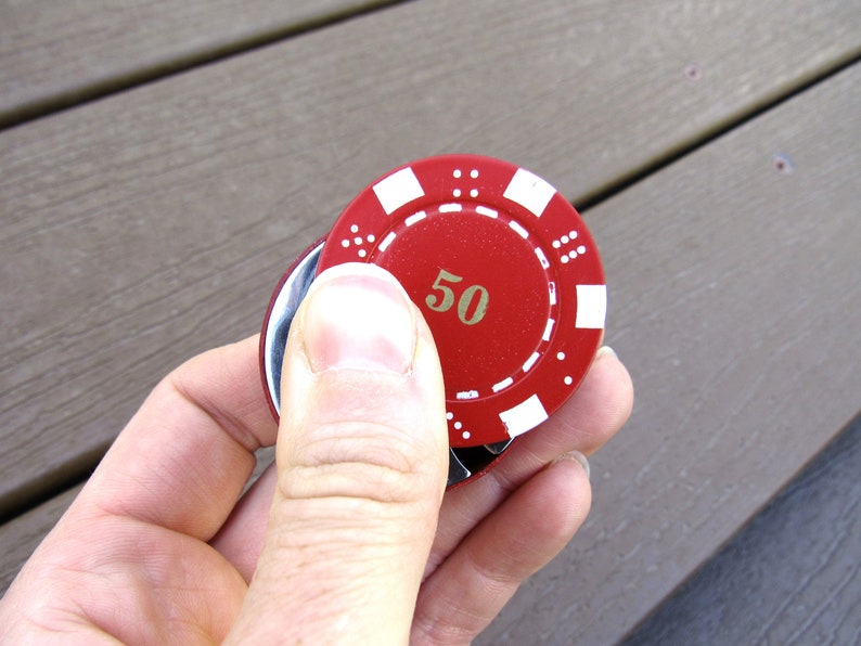 Poker Chip Shaped Lighter Refillable Novelty Butane Gas Etsy