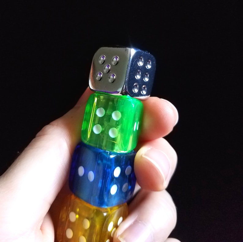 Dice Shaped Lighter Unique Refillable Novelty Butane Gas Etsy