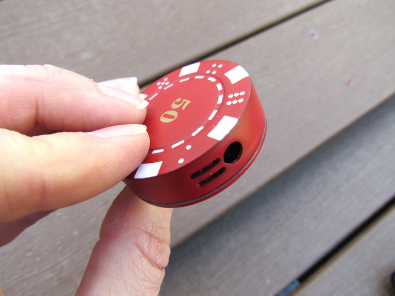 Poker Chip Shaped Lighter Refillable Novelty Butane Gas Etsy