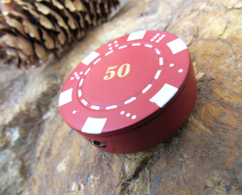 Poker Chip Shaped Lighter Refillable Novelty Butane Gas Etsy