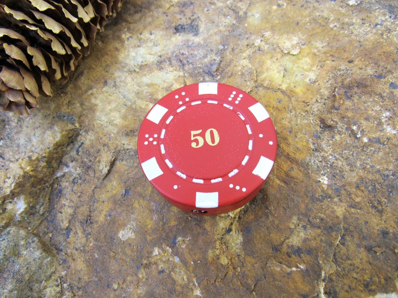 Poker Chip Shaped Lighter Refillable Novelty Butane Gas Etsy