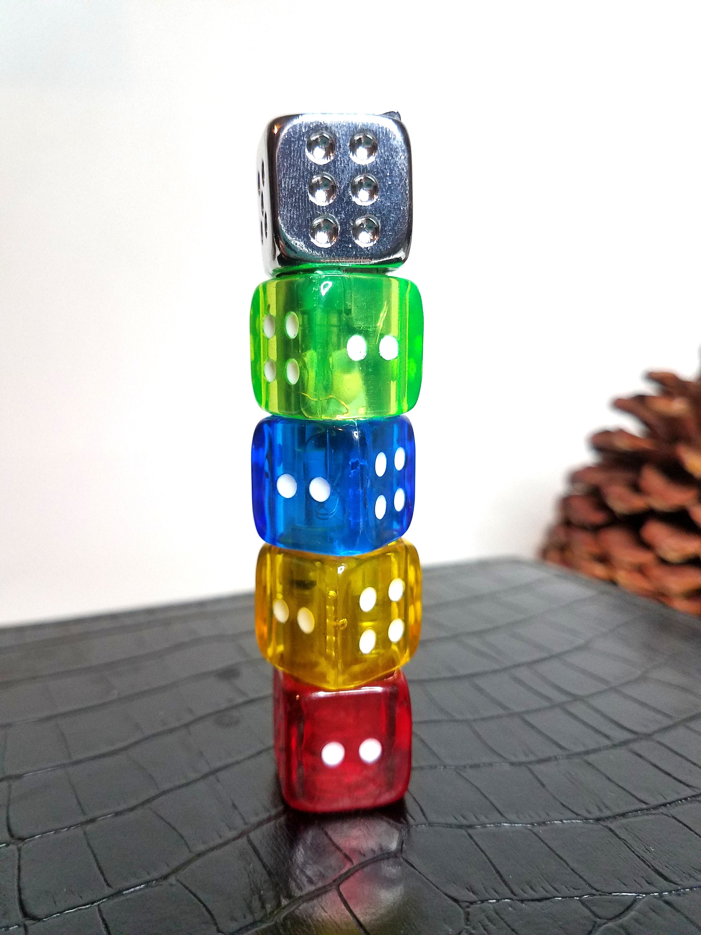 Dice Shaped Lighter Unique Refillable Novelty Butane Gas Etsy