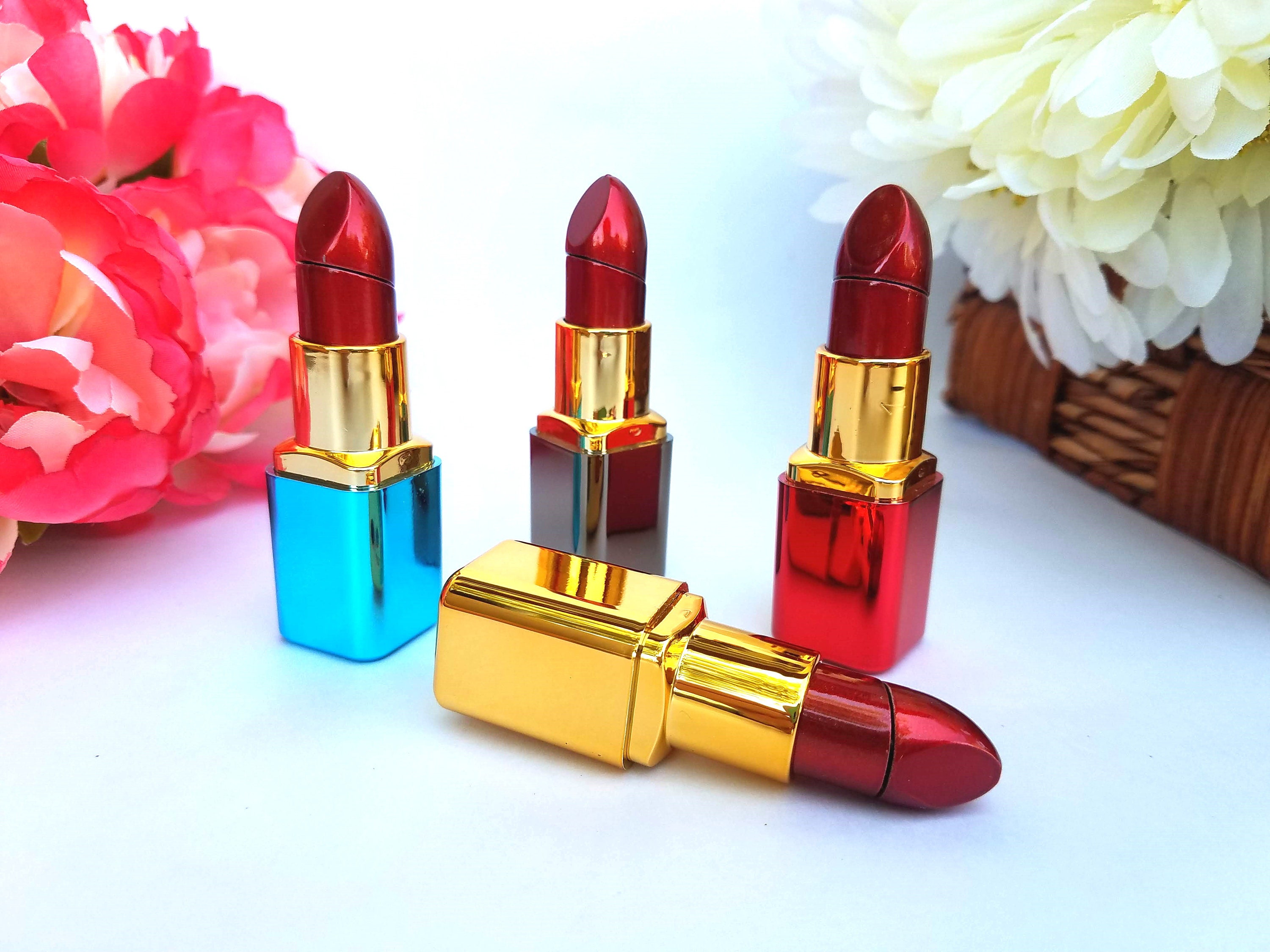 Lipstick Shaped Lighter Women's Refillable Novelty Etsy
