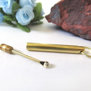 Reusable Ear Cleaner with Case - Metal Keychain Ear Pick