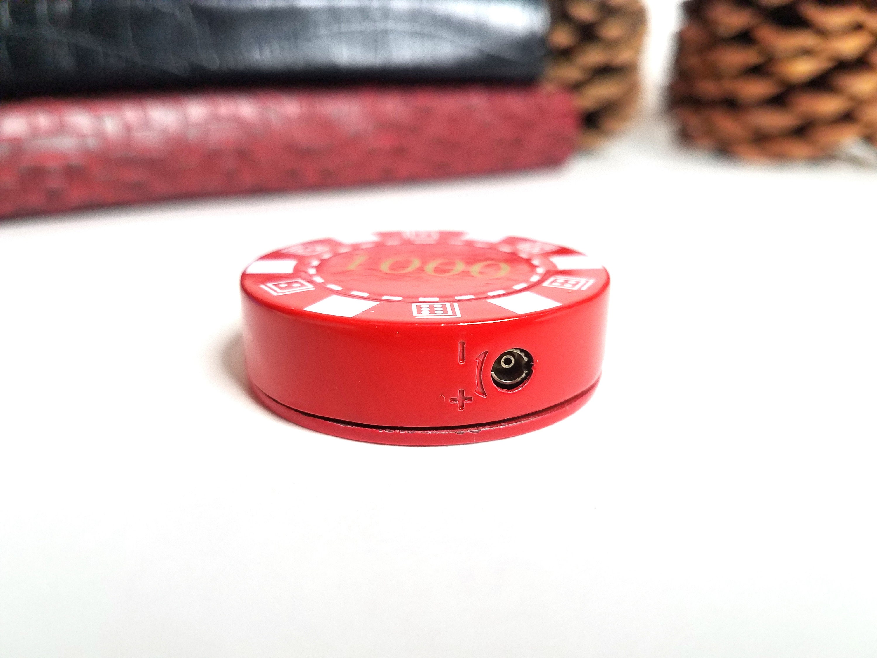 Poker Chip Shaped Lighter Refillable Novelty Butane Gas Etsy