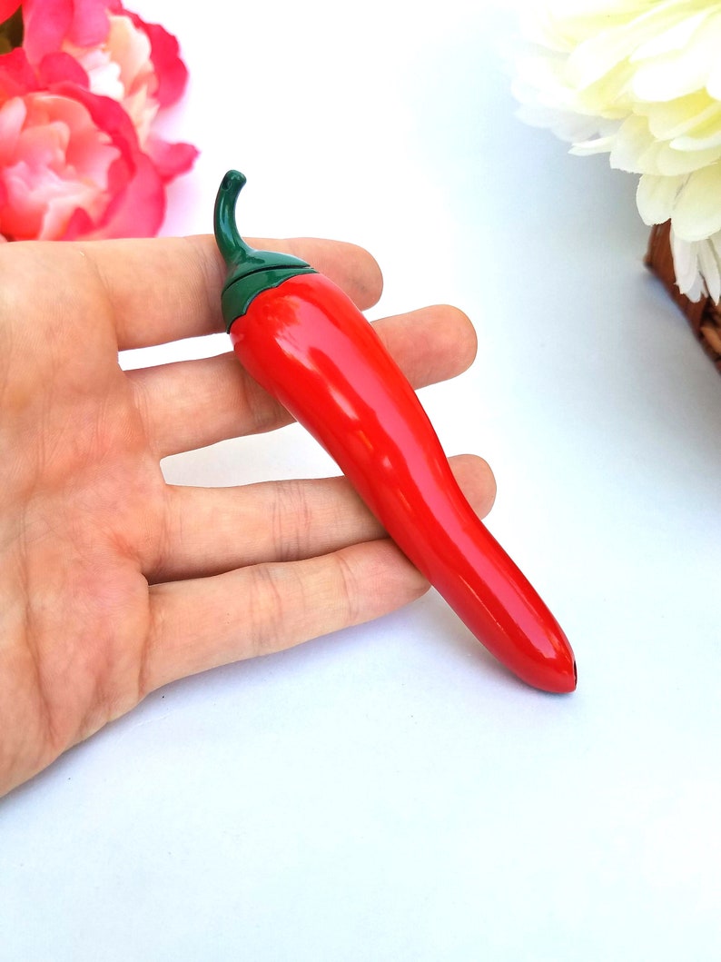 Chili Pepper Shaped Lighter Refillable Novelty Hot Pepper Etsy