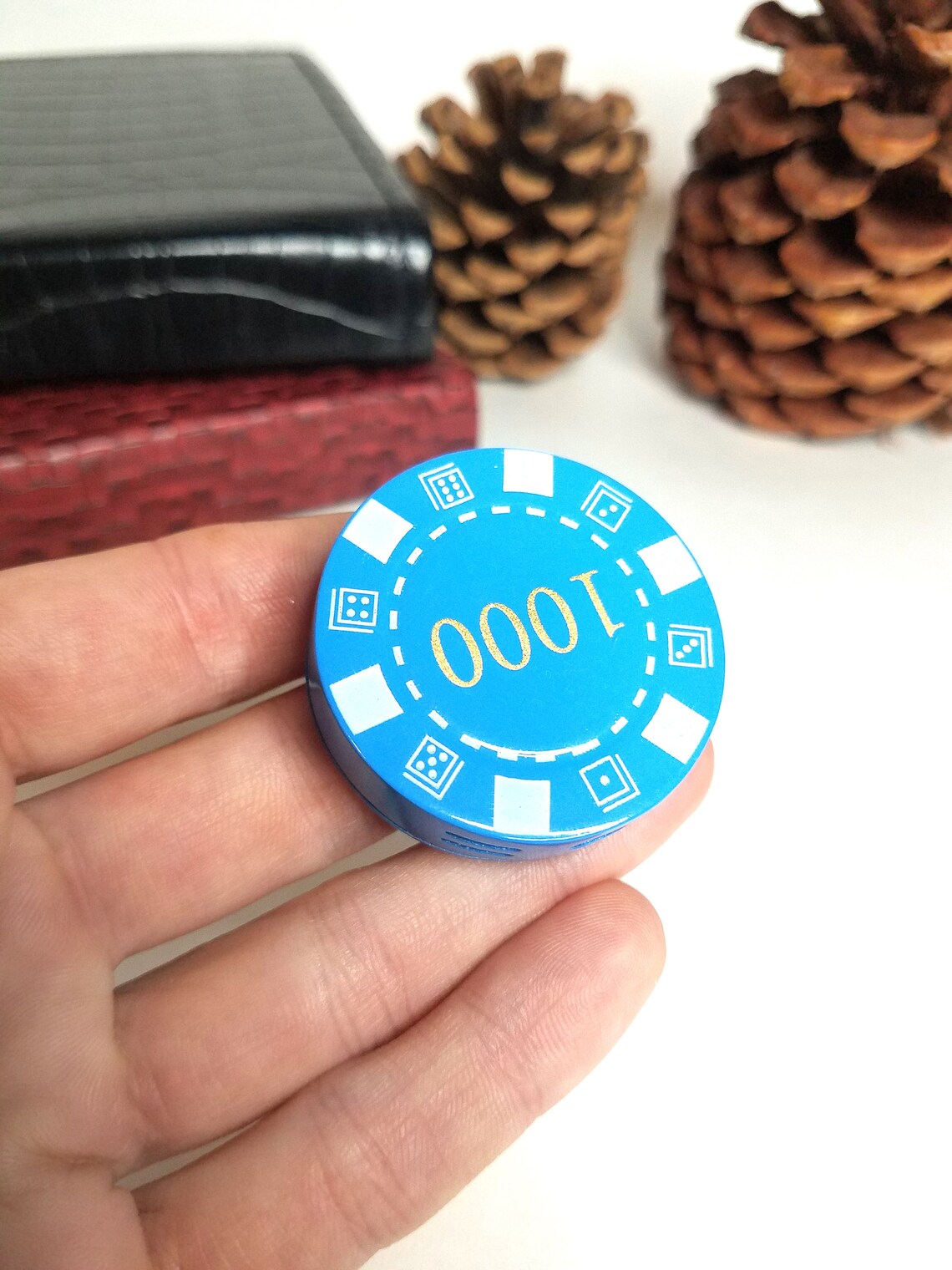 Poker Chip Shaped Lighter Refillable Novelty Butane Gas Etsy